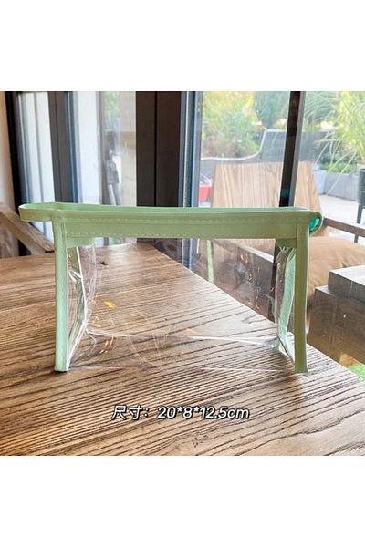 Choice Green 1PC Large Capacity Waterproof Cosmetic Bag Clear Summer Storage Makeup Organizer Bags Supplies