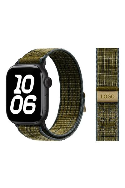 Choice S10-46 42 44 45 49mm 07 green grey Nylon Sport Strap for Apple Watch Band 49mm for Nikz Loop Bracele