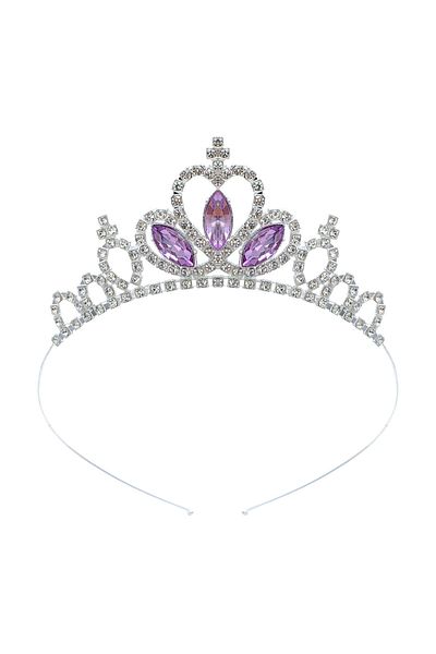 Choice Crown17 Kids Rhinestone Tiara Princess Headband for Girls Birthday Accessories Bridal Crystal Crown