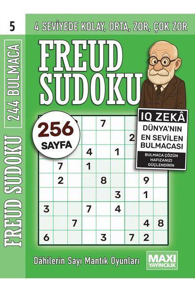 MAXİ Sudoku Yaratıcı İnsanların Sayı ve Mantık Oyunları 5