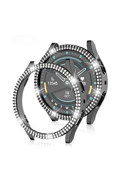 Choice Galaxy Watch4 5 44mm Black Case for Samsung Galaxy Watch 4 5 6 7 40mm 44mm Protective Case Plastic h