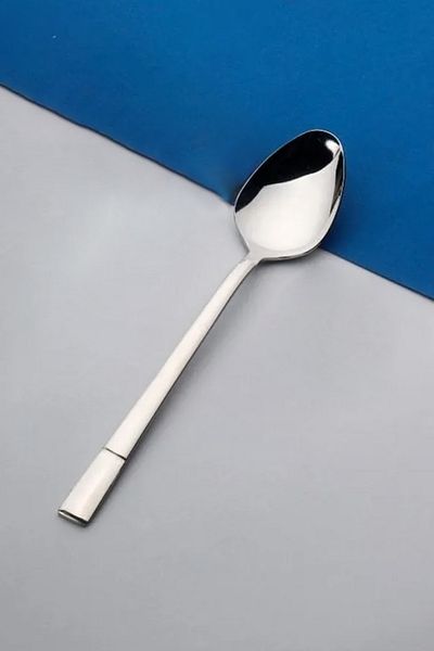 HOMENIVA Steel Satin Alya Sweet Spoon 12 Pieces
