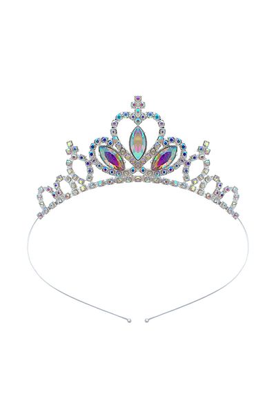 Choice Crown11 Kids Rhinestone Tiara Princess Headband for Girls Birthday Accessories Bridal Crystal Crown