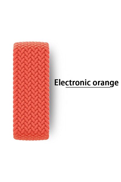 Choice S 38 40 41 42(S10) mm Electronic orange Braided Solo Loop For Apple watch Band 44mm 45mm 42mm 40mm 4
