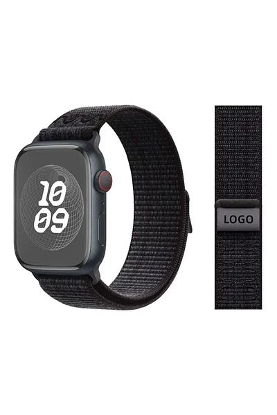 Choice S10-46 42 44 45 49mm 03 Black Blue Nylon Sport Strap for Apple Watch Band 49mm for Nikz Loop Bracele