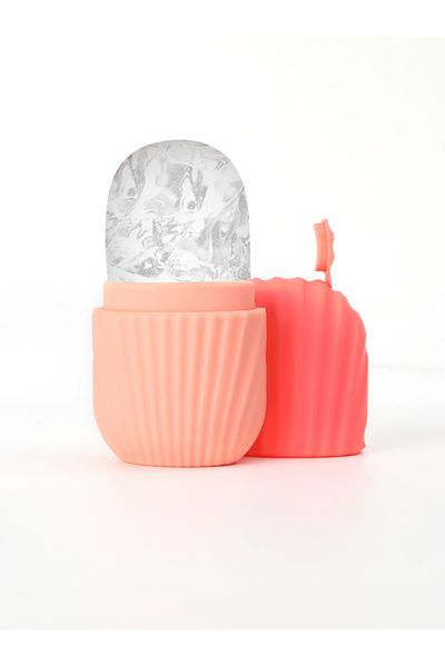 Choice pink 1pc，Silicone Ice Roller Massager for Face, Eyes - Natural Skin Care, Cooling and Eliminating Ey