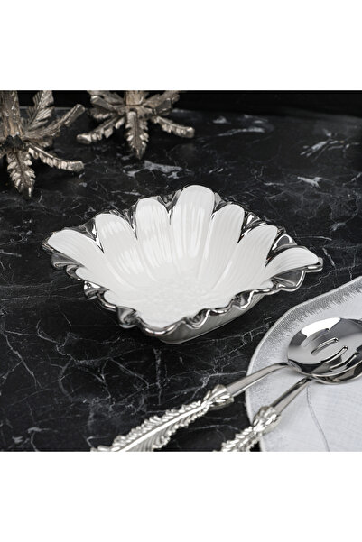 ROY KING Flora Silver Square Salad Bowl 18*18*7 cm