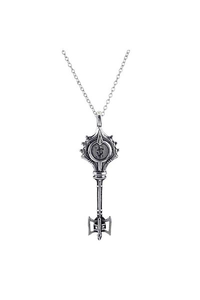 Choice N1100 Game Doom Eternal Key Necklace Vintage Doublesided Engraving 3D Key Penant Necklaces For Fans