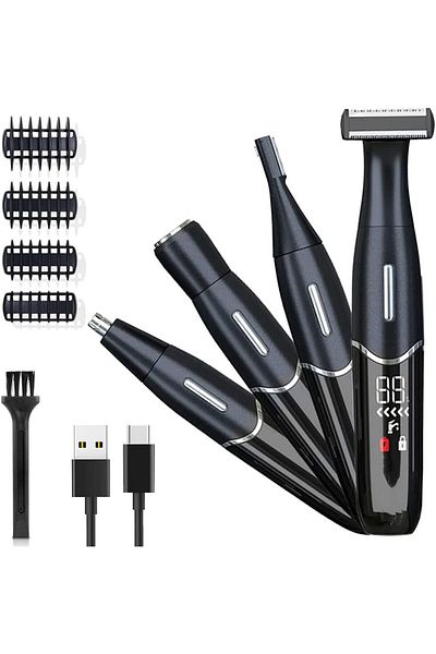 Choice 4 in 1 Womens Electric Razor, Hair Removal for Eyebrow Face Nose Legs Underarms and Bikini Line,W...