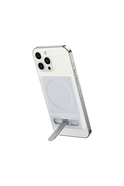 Baseus Suport telefon pliabil cu suport magnetic, alb