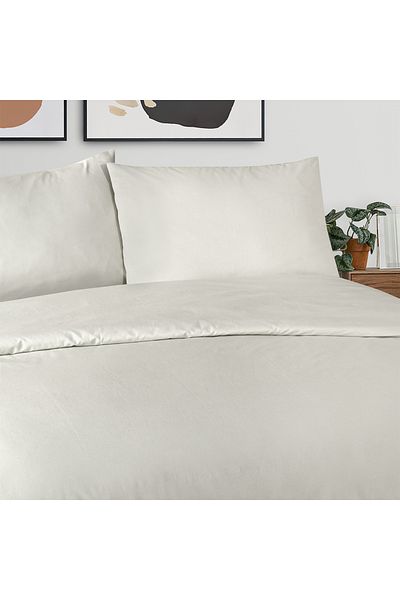 Altınbaşak Freesia Single Ranforce Duvet Cover Set Ecru (2 Pieces) Single Duvet Cover Set