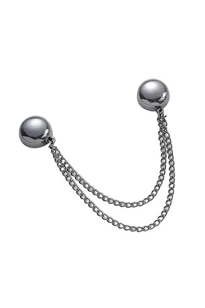 Choice Gray Magnetic Buttons Clips Metal Brooch Hats Hairbands Clothes Magnets Pins Suitable for Shirts Sle