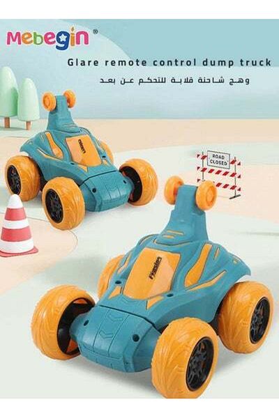 MEBEGIN Cool Remote Control Car, Dazzling Stunt Car with Light and Music, Toy Car Can Rotate 360°& Run 90°