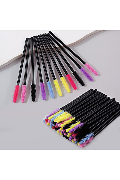 Choice multicolour 50PCS silicone mascara brush Mascara makeup brush High-gra...