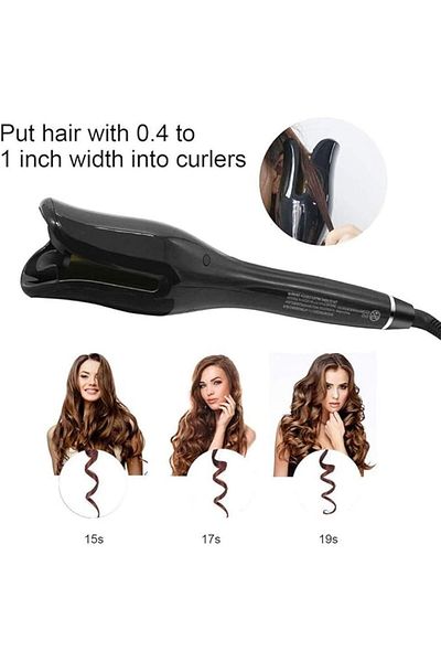 COOYA Automatic Rotating Hair Curler,Red,Professional Air Spin Curl Hair Curler for All Hair Types