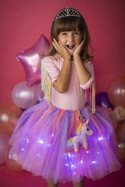 fustite cu luminite Fun Unicorn Bodysuit, Carnival Costumes - 10-12 years (140-152 cm)