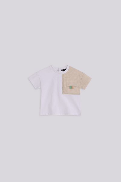 GB Baby Baby Boy Ecru Tshirt