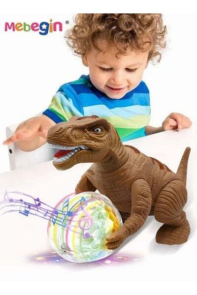 MEBEGIN Electric Dinosaur Toy with Lights & Sounds Jurassic World Tyrannosaurus Rex Toy Walking Dinosaur Toy