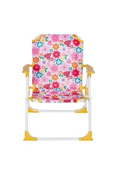 OEM Scaun pliabil pentru copii, 37x35x46 cm, Roz