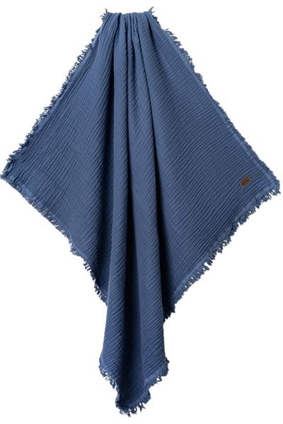 bipamuk Cotton Muslin Baby Blanket Anti-Sweat, Natural Cotton Fabric 100×100 cm