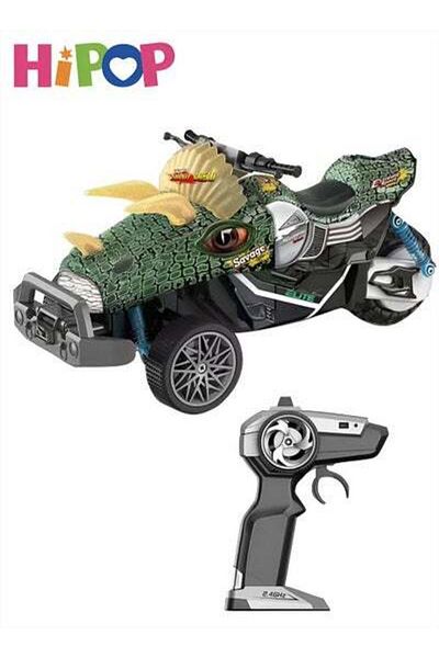 HIPOP Remote Control Car,Dinosaur Toys Car with Cool Headlight Remote Control Motorcycle Toy,Monster Truck