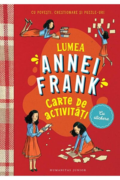 Editura Humanitas Junior Lumea Annei Frank. Carte de activitati, Menno Mets