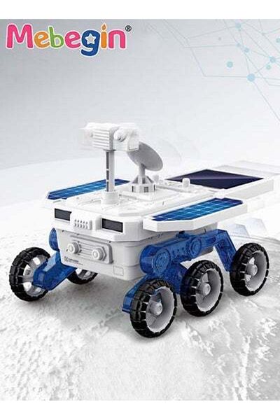 MEBEGIN DIY Solar Planet Exploration Car Toy with Rotatable Detection Camera Adjustable Solar Panels