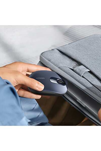 Ugreen Mouse wireless USB 2.4GHz albastru marin