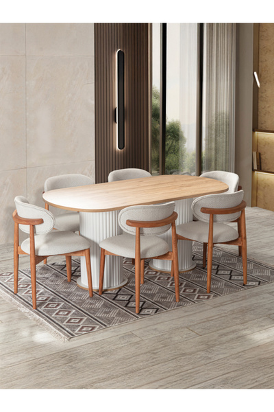 EVİM MOBİLYA CONCEPT Akasya Yemek Odası Takımı
