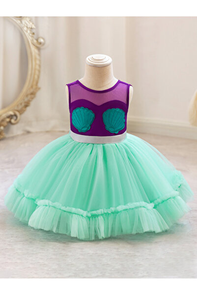 ddaniela فستان دي دانييلا أوشيانيك تشارم - أزرق نعناعي مع أرجواني