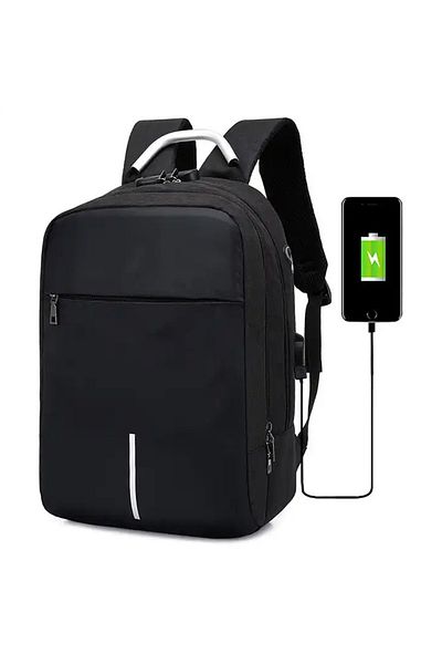 Aptel Laptop backpack with anti-theft system, 42 x 28 x 15 cm, black
