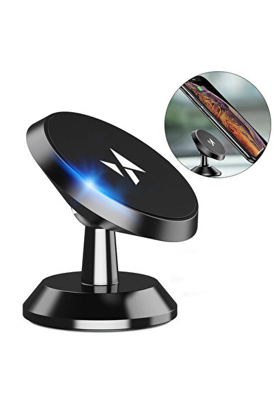 WOZINSKY Uchwyt samochodowy na telefon na deskę rozdzielczą magnetyczny 360 c...
