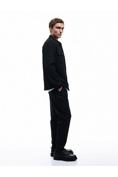 Koton Slim Fit Trousers with Tie-Up Folded Leg Pocket Detail