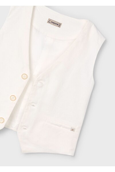 MAYORAL Boy's Linen Vest