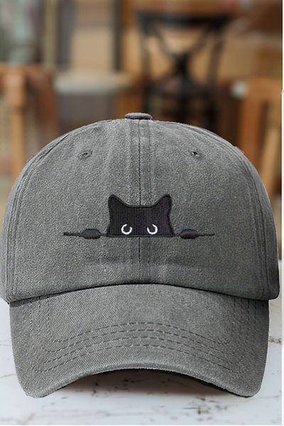 CAP BROS Curious Cat Vintage Hat