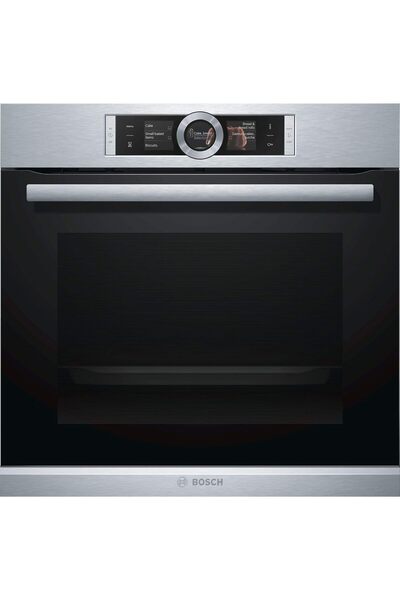 Bosch فرن كهربائي مدمج مع 13 طريقة تسخين، سعة الفرن 71 لتر، HBG656RS1M