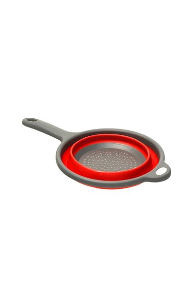 Cyrax Red foldable pasta colander, 18 cm
