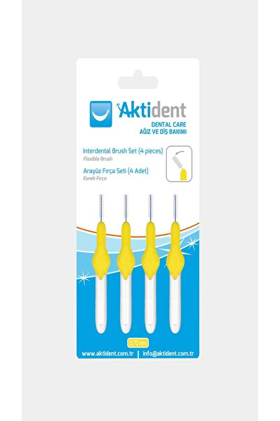 TePe Aktident Interface Brush Yellow 3.5 mm 4 Pieces
