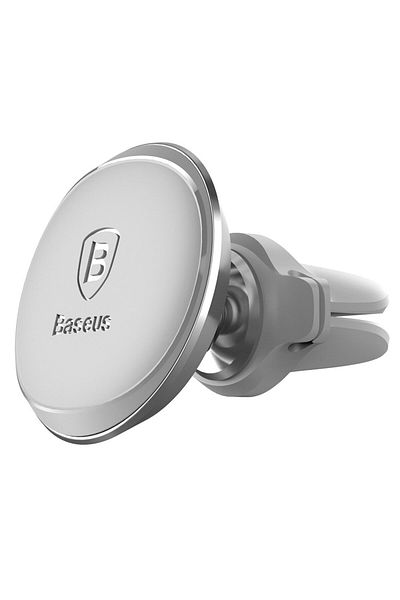 Baseus Suport magnetic pentru telefon auto, pentru orificiul de ventilație, argintiu
