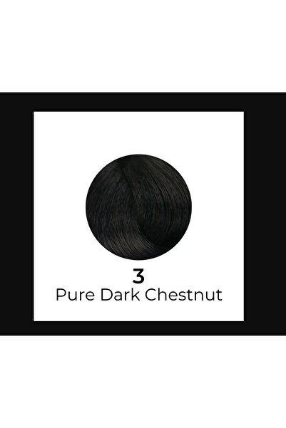 Inebrya صبغة شعر رقم 3 كستنائي غامق نقي 100 مل