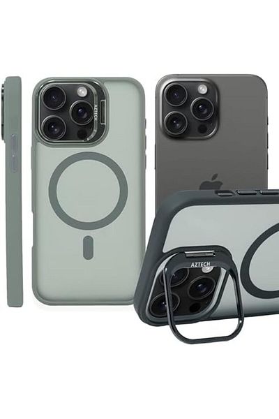 Aztech for iPhone 16 Pro Max Case Compatible & MagSafe Supports Magnetic Wireless Charging Built-in