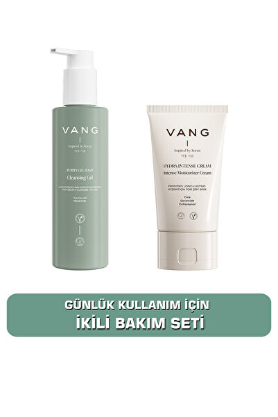 VANG 2'Li - Nemlendirici Krem | Cleasing Yüz Temizleme jeli Günlük Bakım Seti
