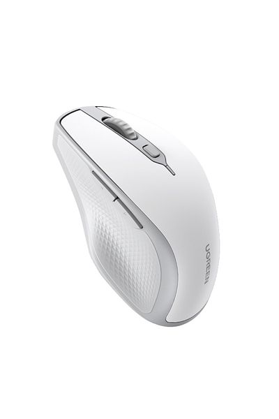 Baseus Ergonomiczna bezprzewodowa mysz myszka do komputera MU101 Bluetooth 2.4 GHz biała