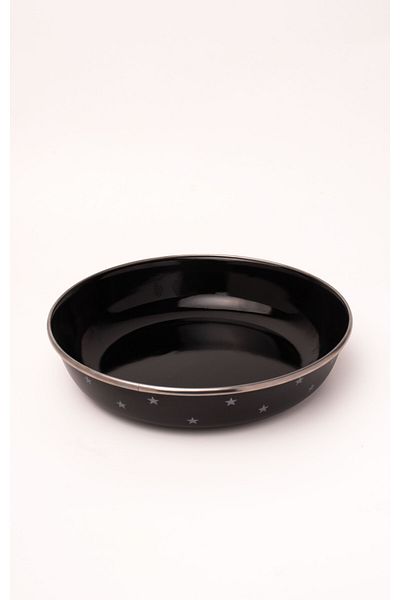 EMAYlab Star Enamel Bowl Plate - Bowl Bowl - Salad Bowl - Presentation Bowl 21cm