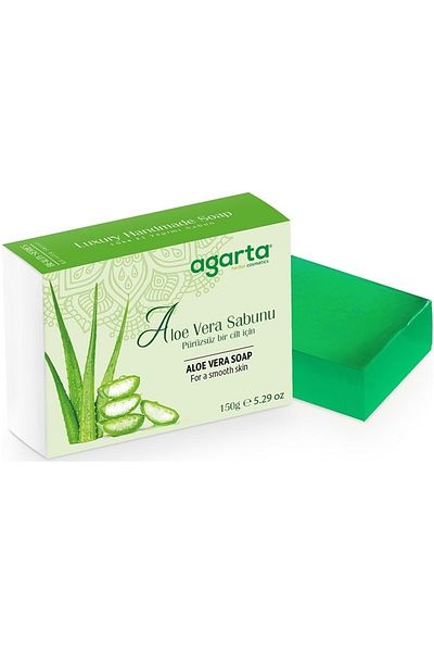 Agarta Handmade Natural Soap 150Gr Aloe Vera (Set of 4)