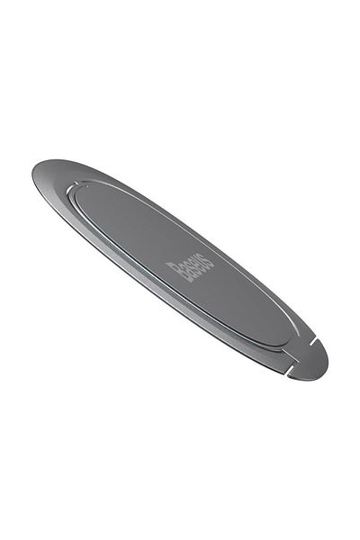 Baseus Suport telefon ultra-subțire, autoadeziv, cu inel, argintiu