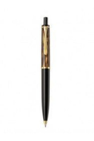 Pelikan Classic K200 Ballpoint Pen, Material Resin, Color Brown Marbled, Gold-Plated Trim