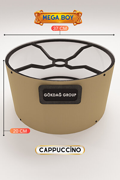 GÖKDAĞ GROUP Cappuccino Lambader Başlığı 37 CM Mega Boy Pratik Kurulum