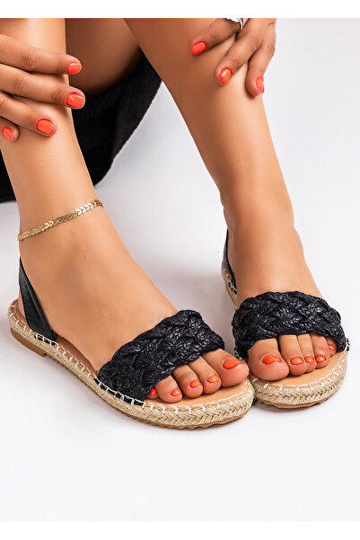 starlike Sandale dama negre A092