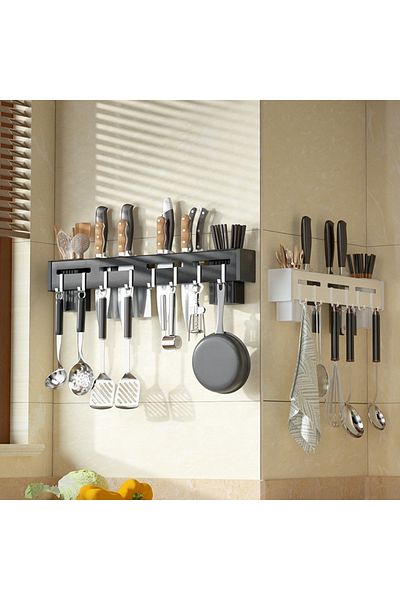 Türkiye 201 Stainless Steel Knife Holder Rack Wall Mounted Strength Holder Magnet Knife Magnetic Storage Hol